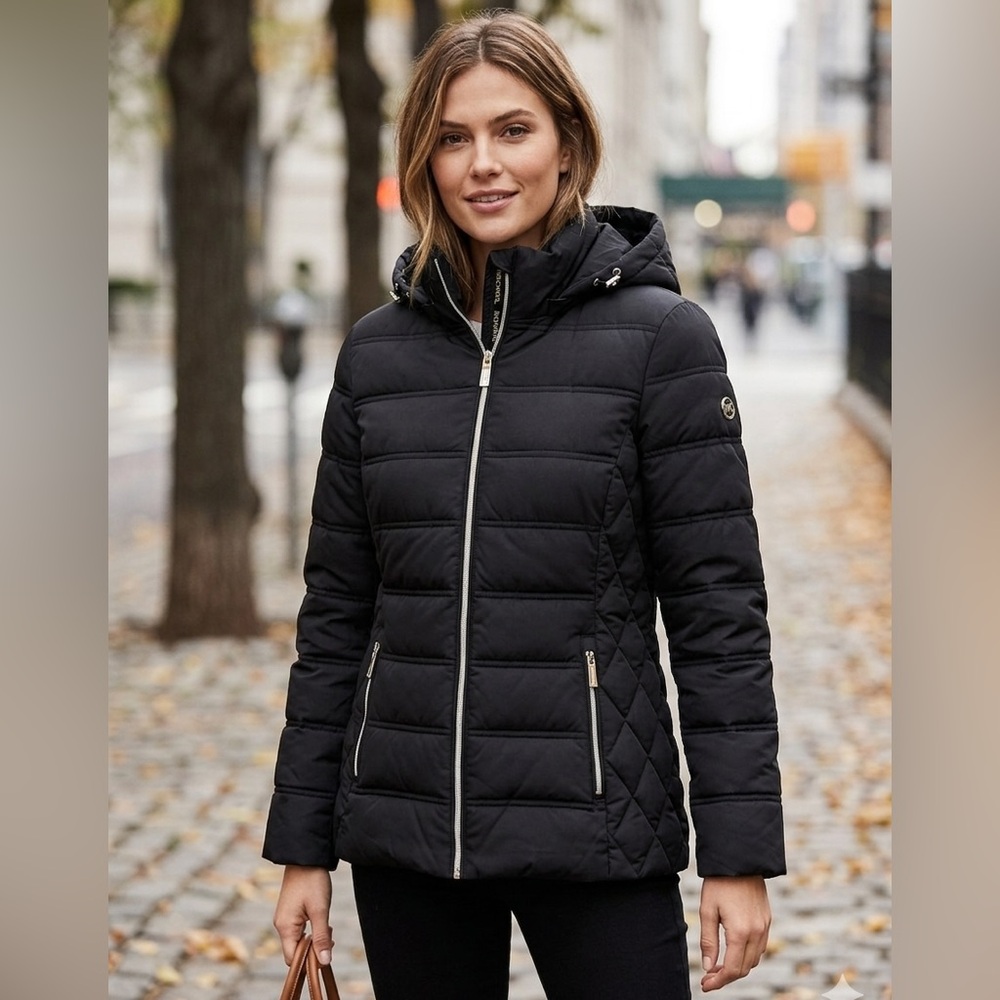 Michael Kors Black Packable Jacket
